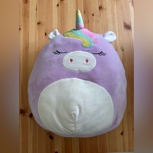 Squishmallow Large 16” Silvia The Purple Unicorn